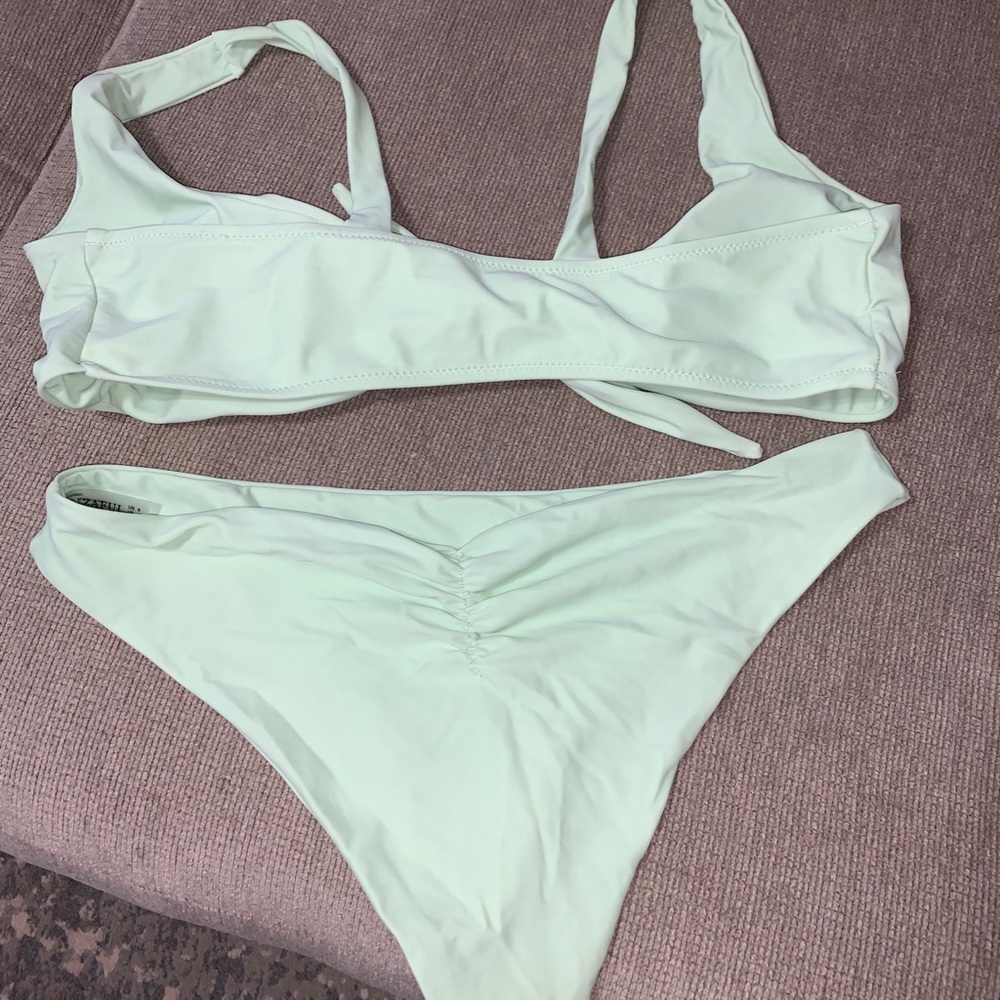 Mint green bikini set